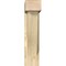 Ekena Millwork Traditional Block Rough Sawn Bracket w/ Offset Brace, Douglas Fir, 6"W x 18"D x 26"H BKT0604X18X26TRA05RDF - alternate 2